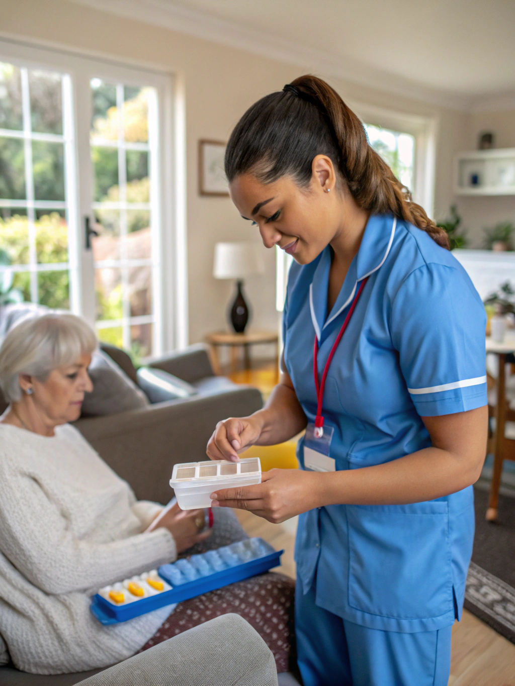 Certified medication technician administering support